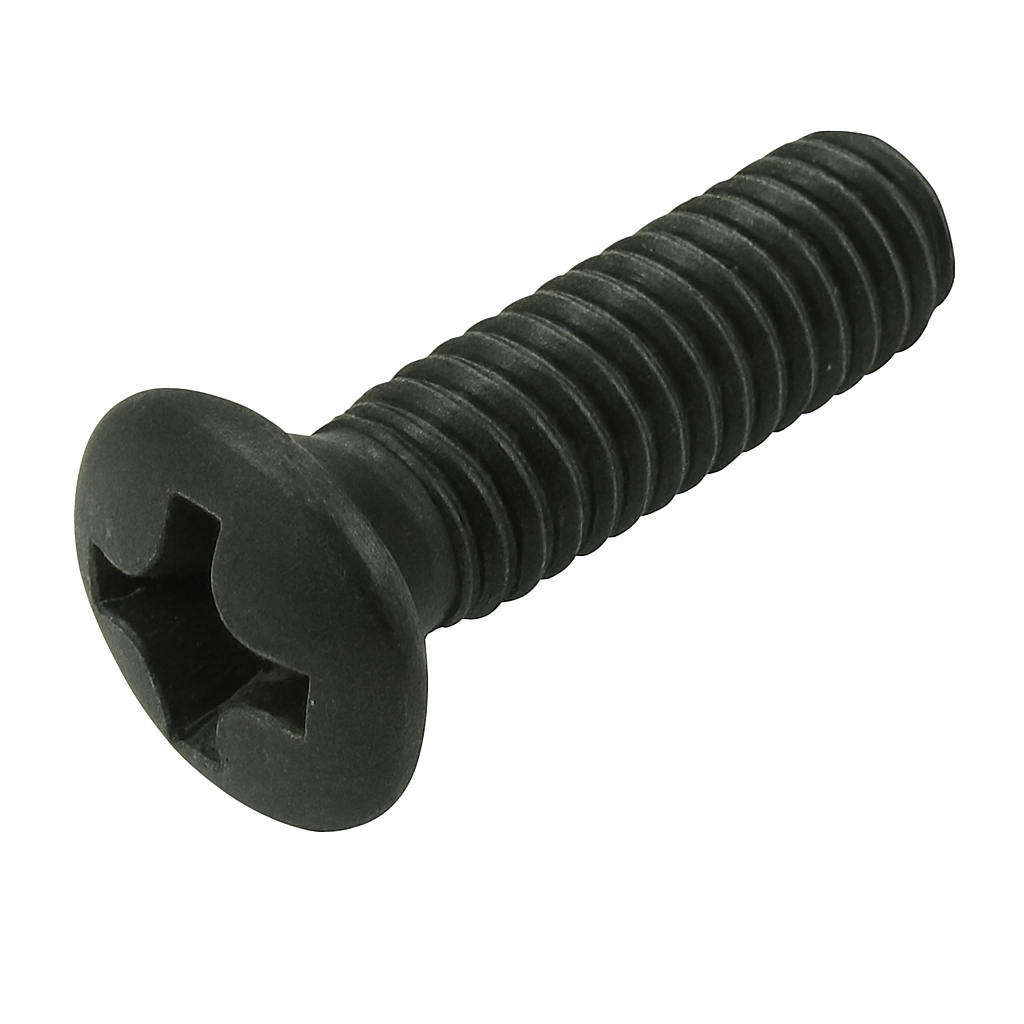 M5-0.8 X 20MM PHIL OVAL M/S BLK OX &amp; WAX